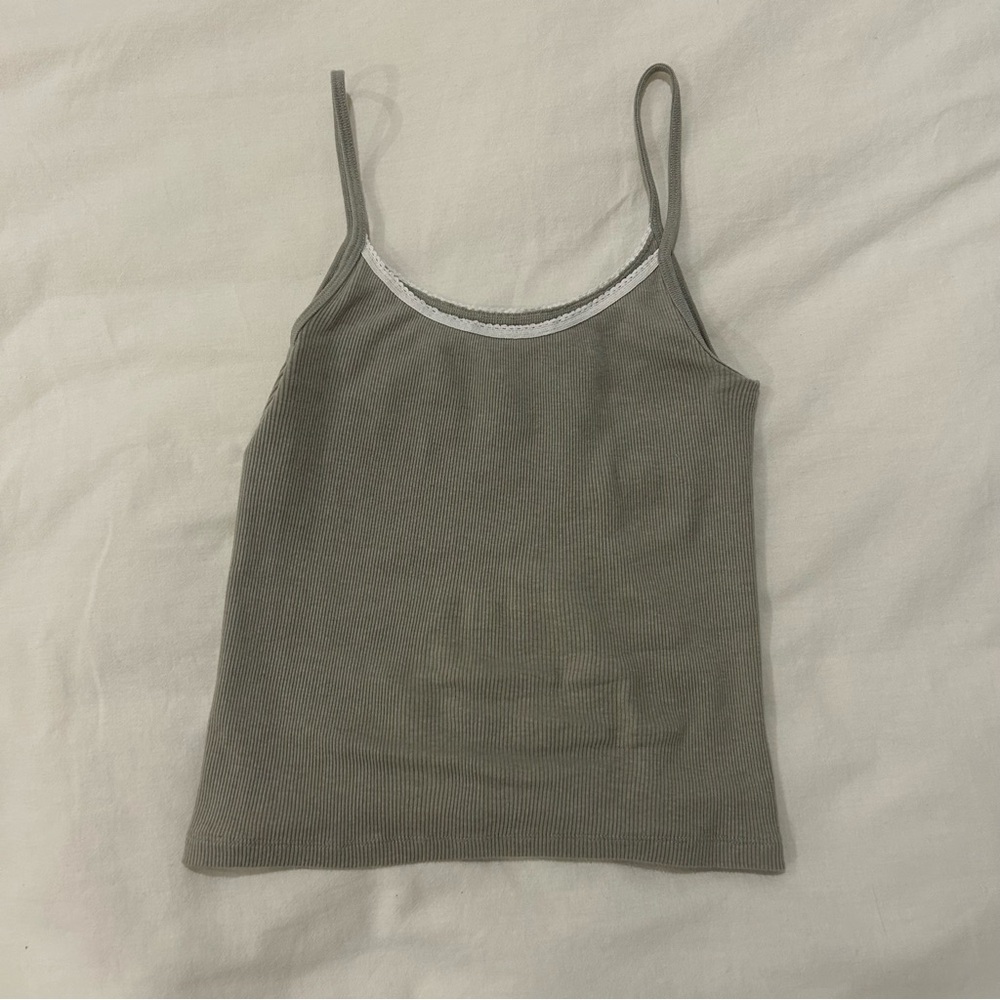 Olive green Brandy Melville tank top
